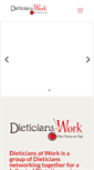 Mobile Screenshot of dieticiansatwork.co.za